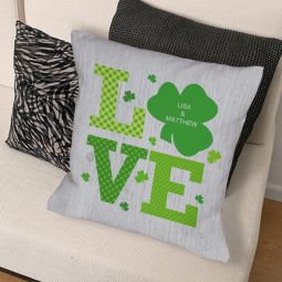 Shamrock Love Pillow