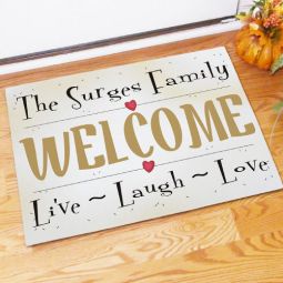 Live Laugh Doormat