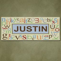Alphabet Name Canvas