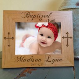 Baptized In Faith Frame