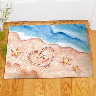 Beach Welcome Mat Engraved Gift Collection Beach Welcome Mat Engraved Gift Collection