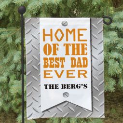 Best Dad Garden Flag