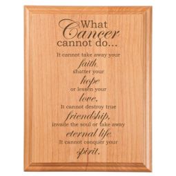 Cancer Can Not Plaque