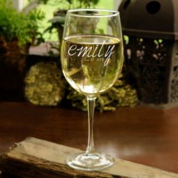 Script Wine Glass