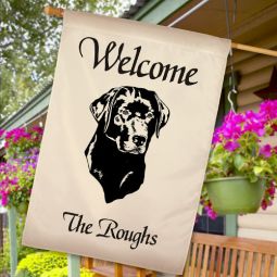 Dog Breed House Flag