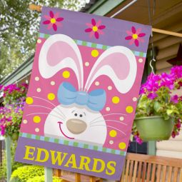 Easter Bunny House Flag