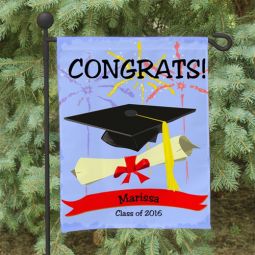 Graduate Garden Flag
