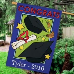 Graduation House Flag