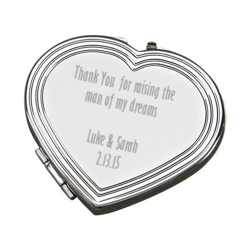 Personalized Compact Mirror Mother of the Bride Gift - The Personal Exchange