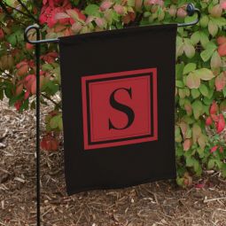 Initial Garden Flag