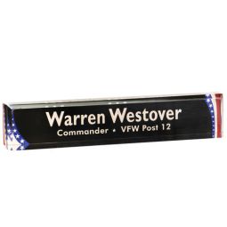 Flag Desk Sign