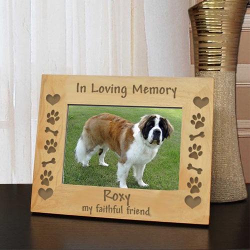 dog memory photo frames