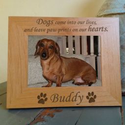 Paw Prints Hearts Frame