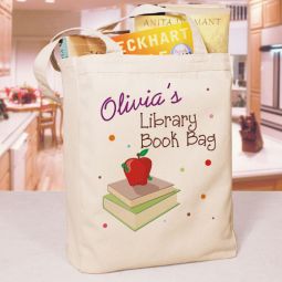 Library Books Tote Bag