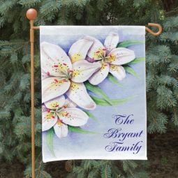 Lily Garden Flag