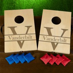 Name Initial Mini Bag Toss Game