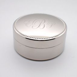 Monogram Round Box