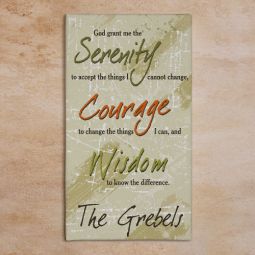 Serenity Prayer Canvas