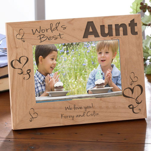 aunt picture frame hallmark