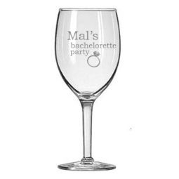 Bachelorette Wine Glass