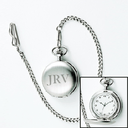 Brushed Pocket Watch