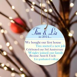 Couples Year Ornament