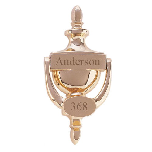 Classic Door Knocker Engraved Gift Collection