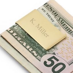 Gold Money Clip