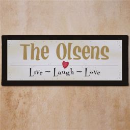Live Laugh Love Canvas