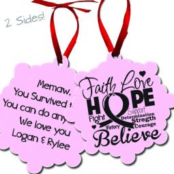 Cancer Hope Ornament
