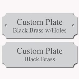 3x1 Notched Silver Plate