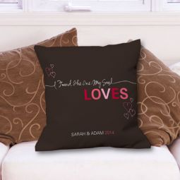 Soul Loves Throw Pillow