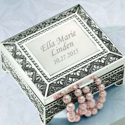 Antiqued Square Box