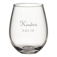 Stemless Wine Glass
