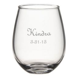 Stemless Wine Glass