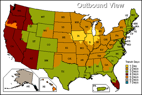 UPS Map