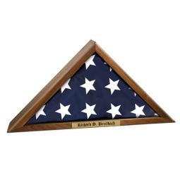 Walnut Flag Case